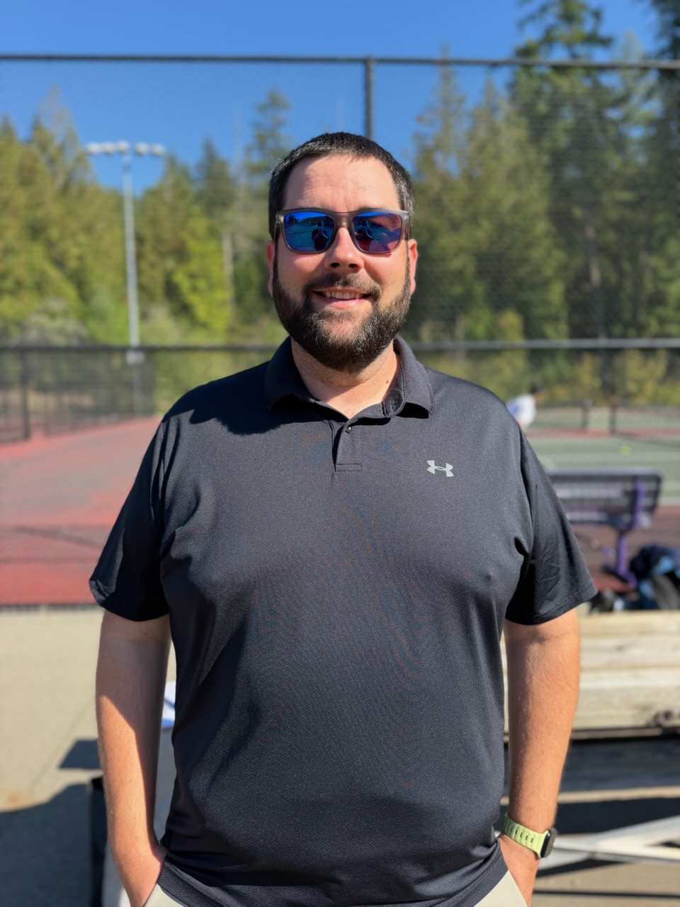 Kyle Van Vleet on the tennis court